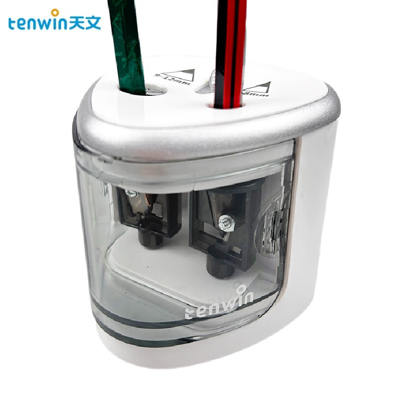 Electric Pencil Sharpener Usb - 전기 자동 연필깎이 2홀 스위치 연필깎이