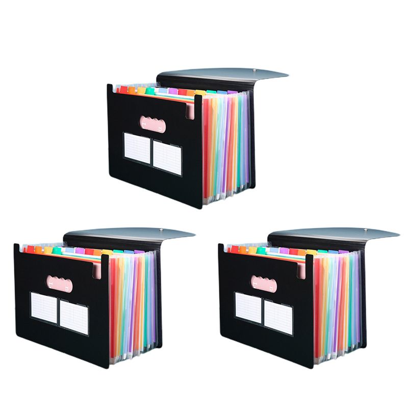 Expandable Accordion File Folder 13 Pockets - 고급형 3X 13칸 확장형 파일 폴더,