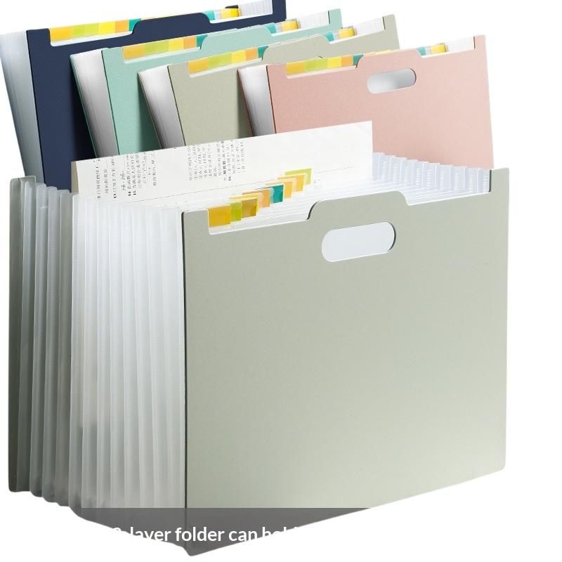 13개의 포켓이 있는 아코디언식 확장형 파일 폴더, 라 - Expandable Accordion File Folder 13 Pockets 리뷰 및 가격