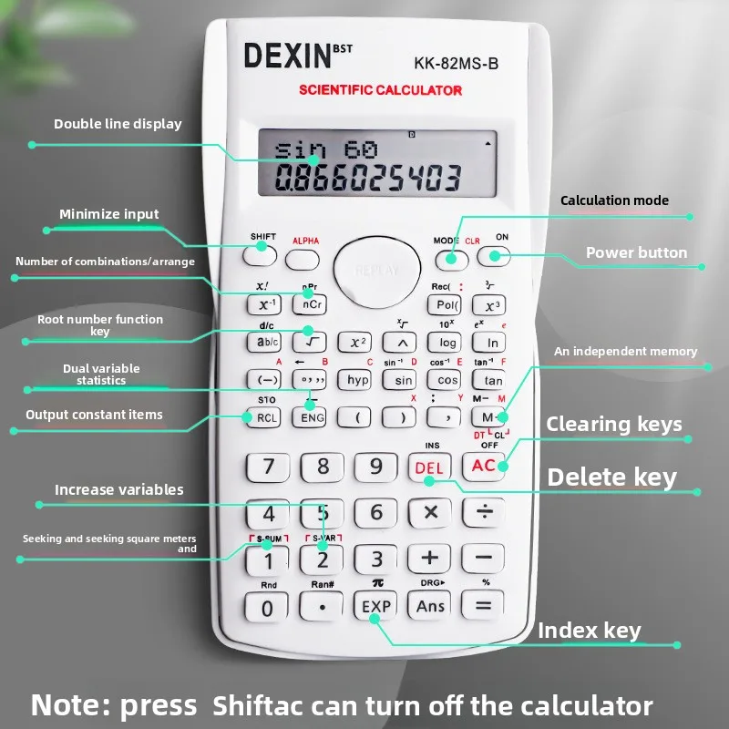 시험용 학생용 공학용 계산기, 회계 기능, 전자 컴퓨터 - Scientific Calculator For Secondary School 리뷰 및 가격
