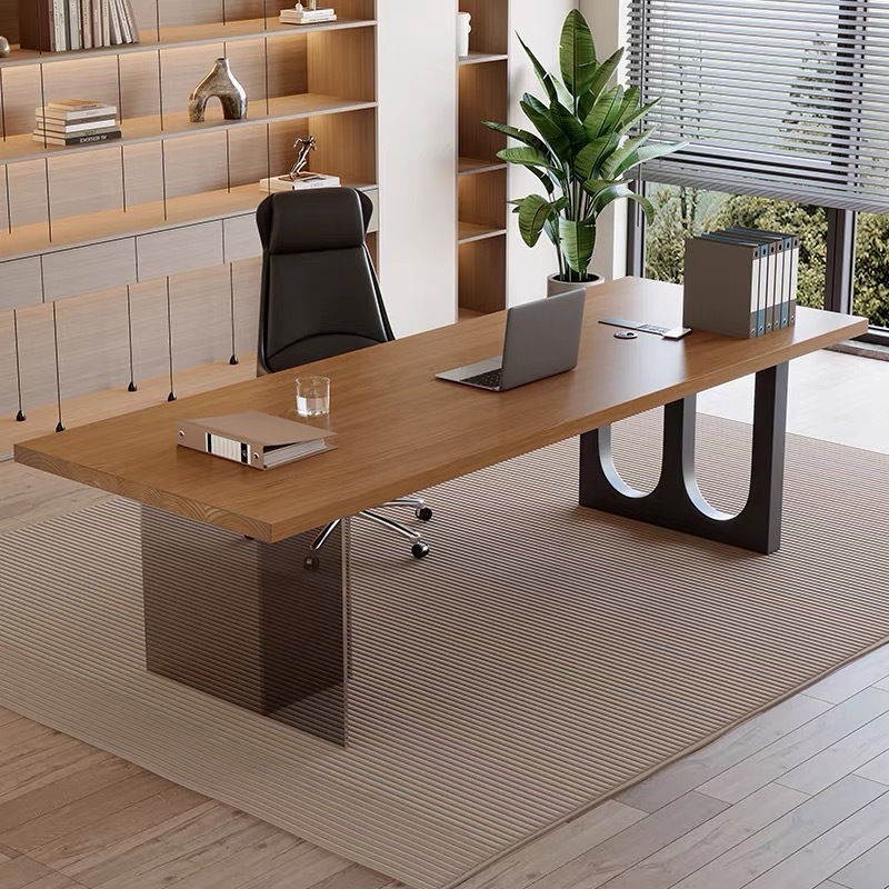 이탈리아 아크릴 플로팅 목재 사무실 책상 현대적인 심플 - Office Furniture 리뷰 및 가격