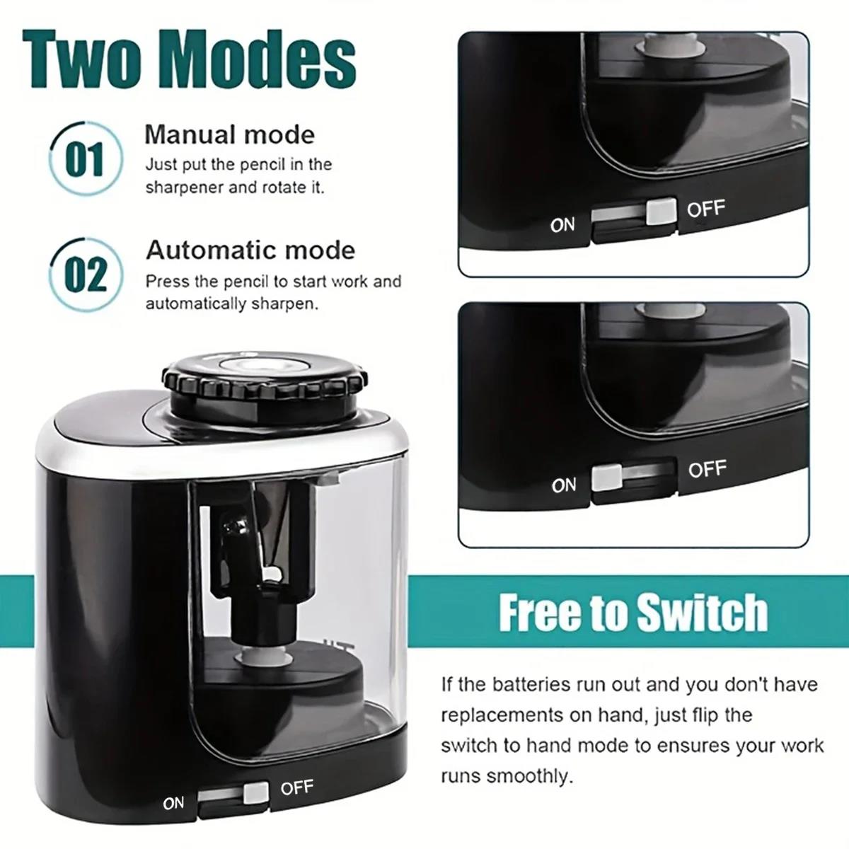 데스크탑 전기 연필 깎이 자동 6-8mm 연필 커터 학 - Electric Pencil Sharpener Usb 리뷰 및 가격