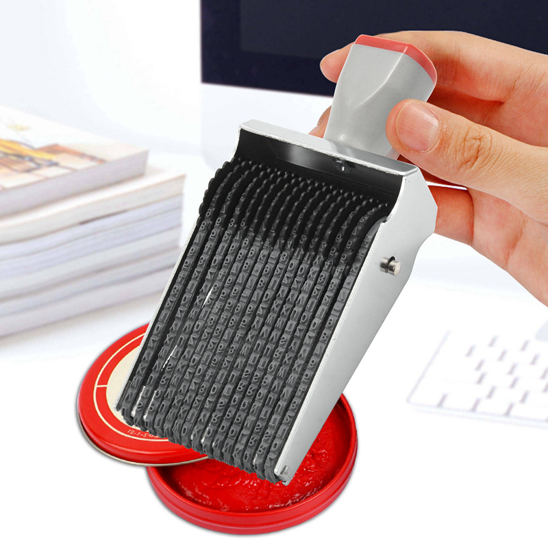 다목적 15 자리 알파벳 롤링 고무 스탬프 영어 문자  - Stationery 리뷰 및 가격