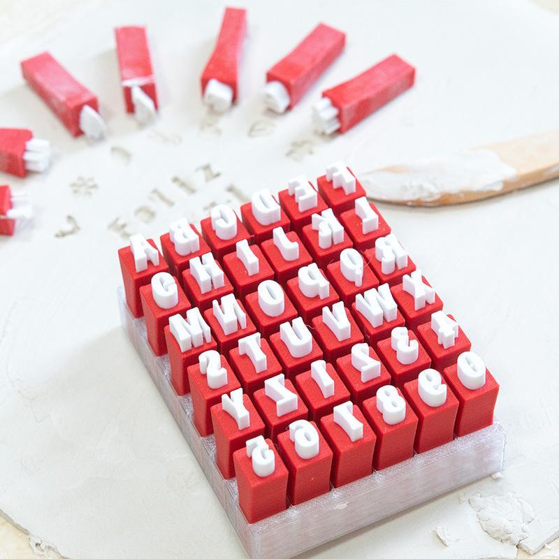 크리스마스 스타일 알파벳 점토 스탬프 세트 소문자 몰드 - Writing Tools 리뷰 및 가격